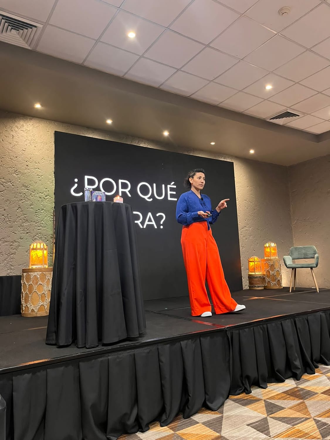 Rocío en el encuentro de Mamás Mentoras